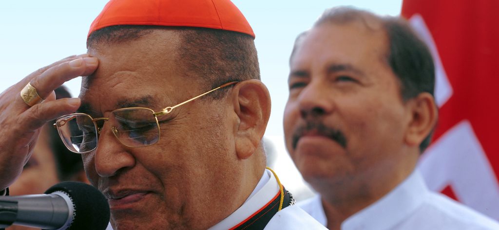 El fallecido Cardenal Miguel Obando paso de enemigo, en los ochentas, de Daniel Ortega a convertirse en su principal aliado.