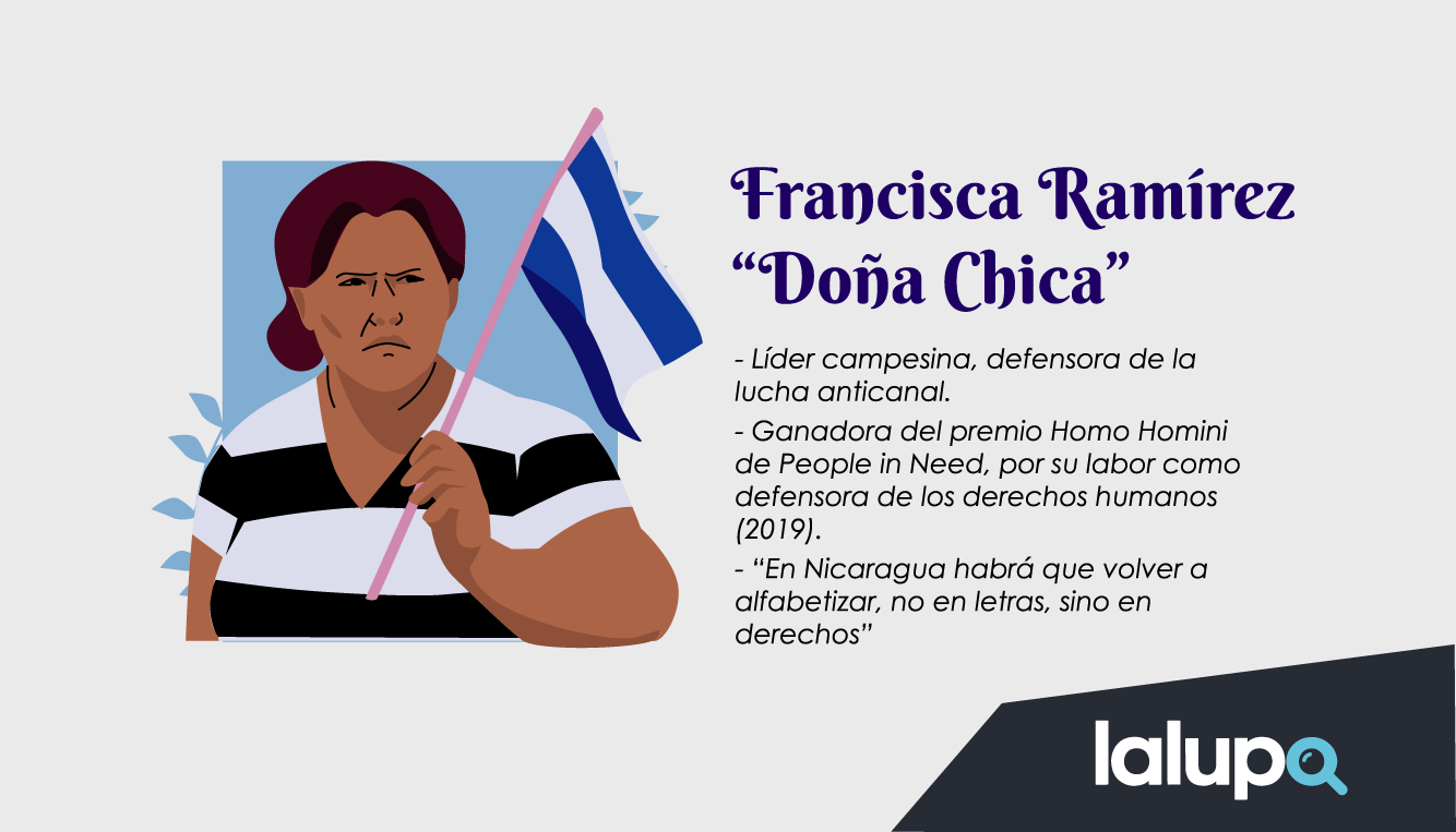 Francisca Ramírez - mujeres luchadoras Nicaragua