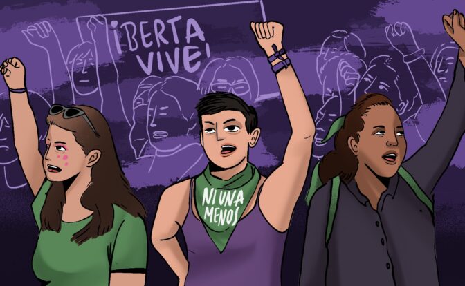 Mujeres jóvenes centroamericanas: Unidas en la lucha contra las violencias machistas
