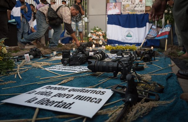 periodistas Nicaragua