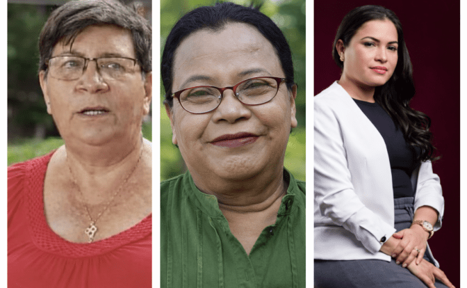 mujeres presas políticas en NIcaragua