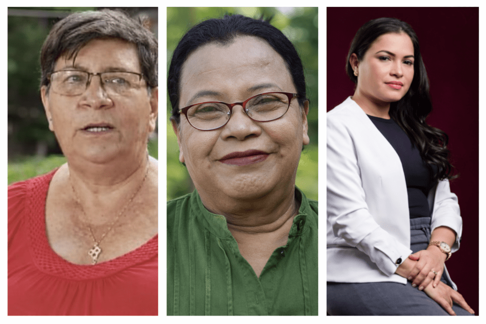 mujeres presas políticas en NIcaragua